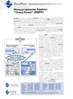 Буклет ТелеРосс Междугородние Каналы Точка-Точка RDPP, 55-1349, Баград.рф